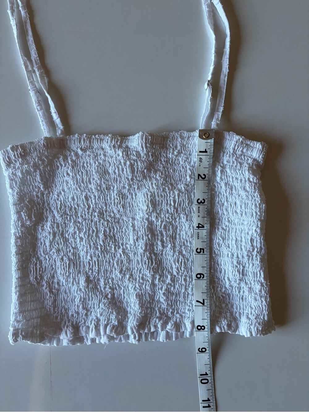 Splendid white cotton set mini skirt cropped tank top stretch women’s XS/small - Picture 3 of 10